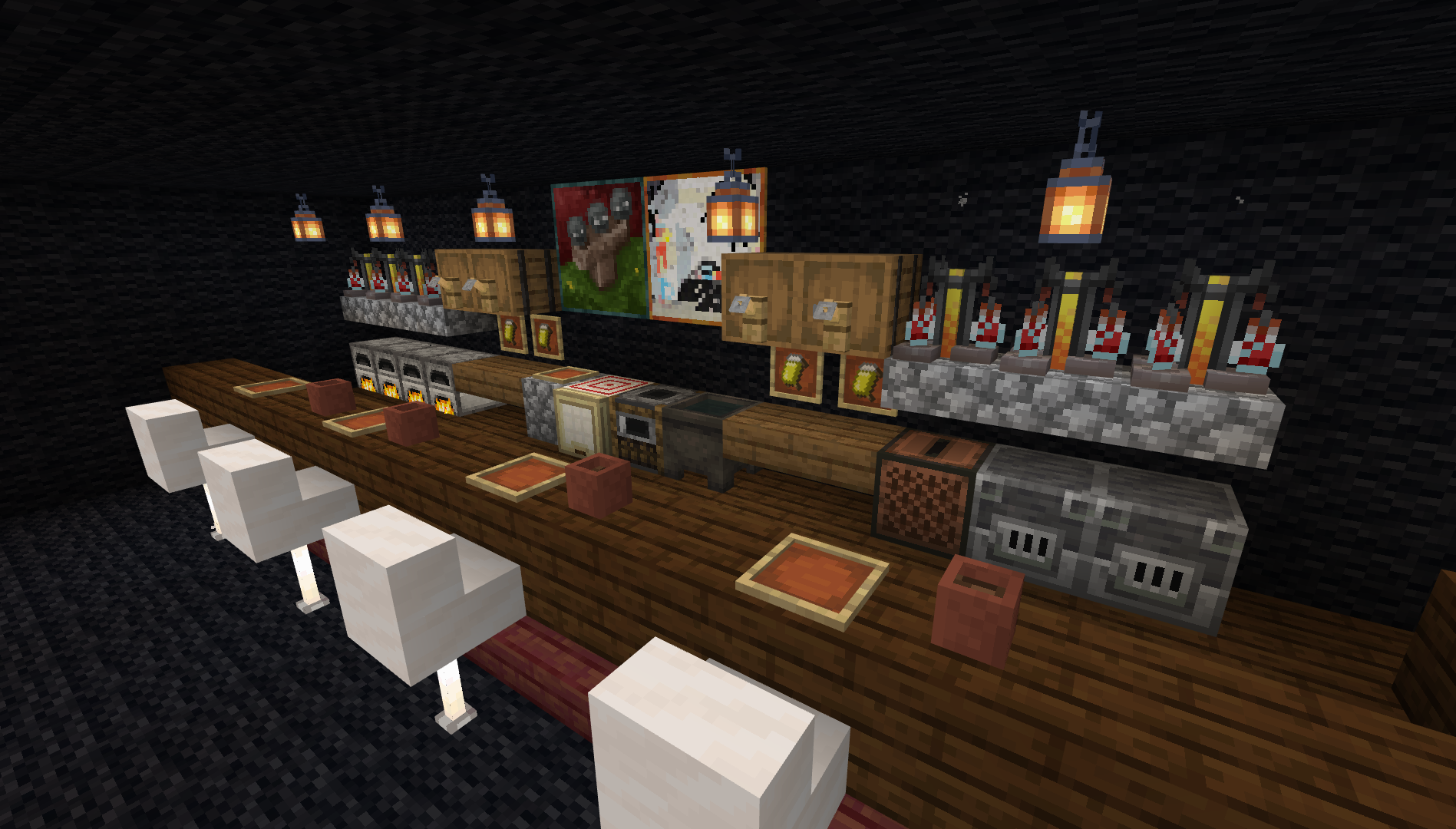 Minecraft Kitchen Ideas