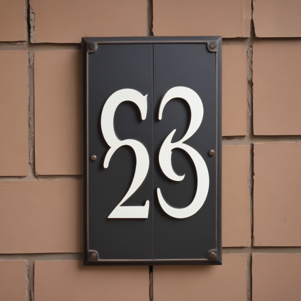 house number ideas