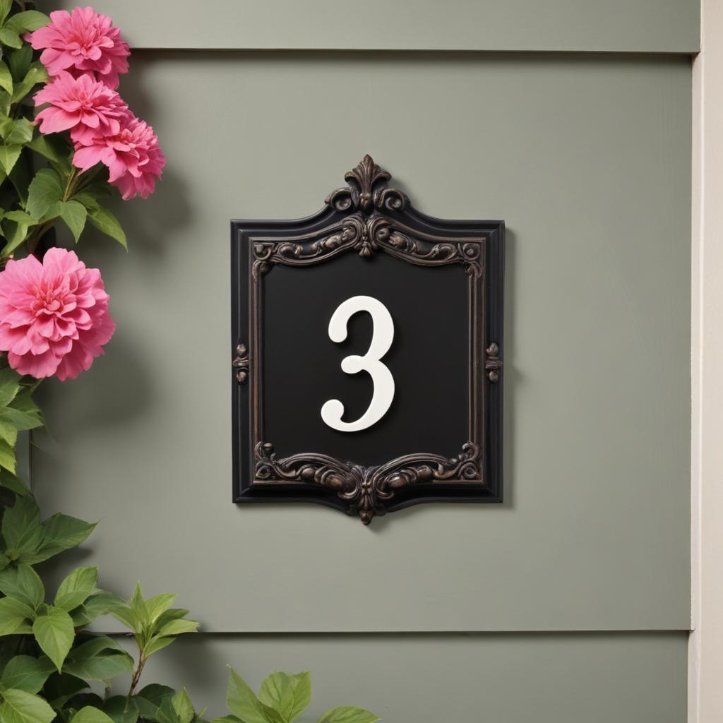 house number ideas