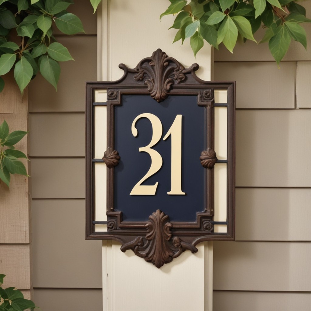 house number ideas