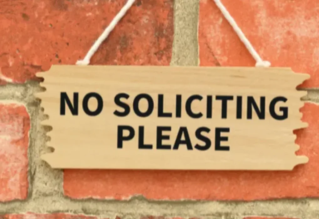 No Soliciting