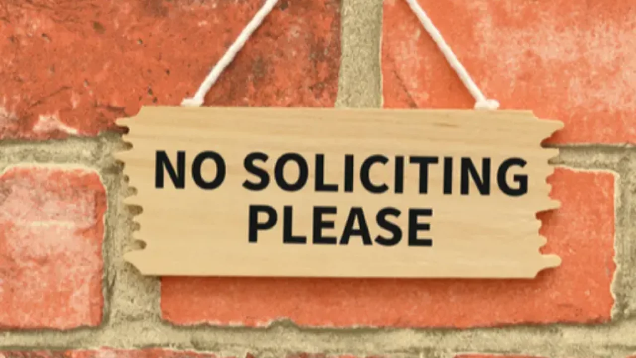 No Soliciting